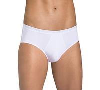 Sloggi Men's Basic Midi Brief Pack of 2, White, 40
