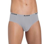 Sloggi Mens Men Basic Midi 2P - Grey Polyamide - Size Medium