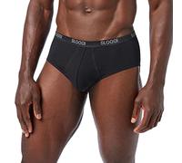 Sloggi Men's Basic Midi Hipsters, Black, 40 UK