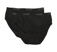 SLOGGI men's briefs 2-pack stretch cotton visible elastic item BASIC MIDI MEN