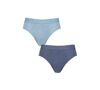 Sloggi Men's Briefs Underwear SLG Base Soft Black Blue Grey, 2 Pair S,M,L,XL,XXL