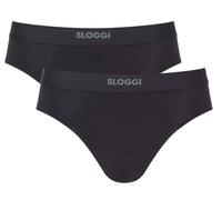 Sloggi Mens Ever Ease 2 Pack Brief - Black
