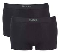 Sloggi Mens Ever Ease 2 Pack Hipster Brief - Black