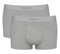 Sloggi Mens Ever Ease 2 Pack Hipster Brief - Dark Grey Melange
