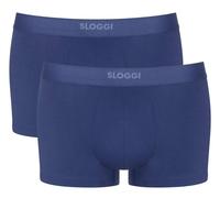 Sloggi Mens Ever Ease 2 Pack Hipster Brief - Deep Cobalt Blue