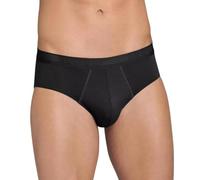 Sloggi Men's EverNew Midi Boxer Briefs, Black, Small (Manufacturer Size:32)