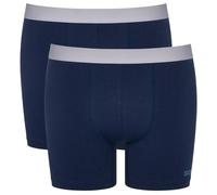 Sloggi Mens GO ABC 2.0 2 Pack Boxer Short - Navy