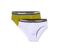 Sloggi Men's GO ABC Natural H Midi C2P Briefs, MULTI-COLOUR, S