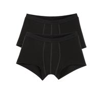 Sloggi Men's 24/7 Hipster 2P Plain Boxer Briefs, Black, Small (Manufacturer Size:32)