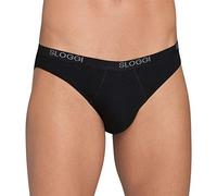 Sloggi Men's Basic Mini Briefs 94% Cotton Single Pack Black M