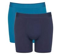 Sloggi Men's EVER Airy Short C2P Briefs, BLUE - DARK COMBINATION, M