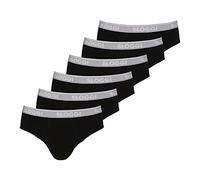 Sloggi Men's GO ABC Midi 6P Briefs, BLACK, S