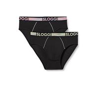 Sloggi Men's sloggi men GO ABC Natural H Midi 2P, BLACK