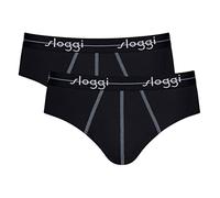 Sloggi Men's Start Midi C2P box Briefs, BLACK, M