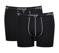 Sloggi Men's Start Short C2P box Briefs, BLACK, 32
