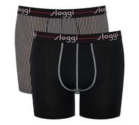 Sloggi Men's Start Short C2P box Briefs, RED - DARK COMBINATION, XL