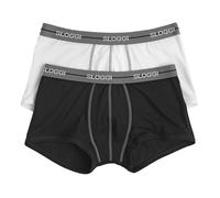 Sloggi Men's Start Hipster Trunks 2 Pack in Black | Size: 36 Sloggi Black 36