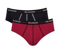 Sloggi Men's Start Midi C2P Box Briefs, Blue - Dark Combination, 36