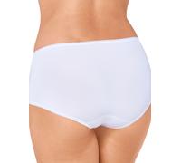 Sloggi Midi Briefs 24/7 Microfibre Mid Rise Brief White Knickers Lingerie