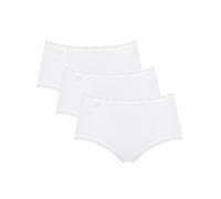 24/7 Cotton Lace Midi 3 Pack Briefs Sloggi White 20