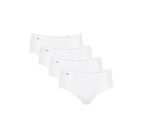Sloggi Women's Basic+ Midi Briefs – Cotton, Plain – 3+1 Free Pack (4 Colours)