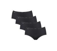 (12) Basic 4 Pack Midi Brief, Black