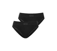 Sloggi Women's Double Comfort Tai 2P Briefs, BLACK, 8