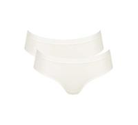 Sloggi Women's GO Casual Hipster 2P Briefs, SILK WHITE, M