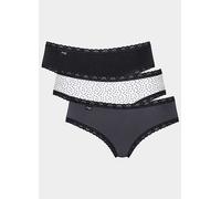 Sloggi Pack of 3 Hipster Briefs Black