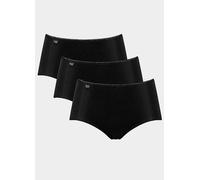 Sloggi Pack of 3 Midi Briefs Black