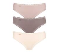 Sloggi Pack of 3 Neutral Tai Briefs Pink