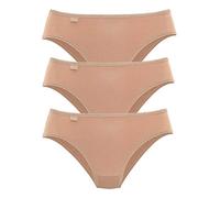 Sloggi Pack of 3 Picot Edge Briefs Beige