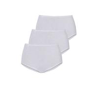 Sloggi Pack of 3 Picot Edge High Waisted Briefs 3 X White