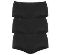 Sloggi Women's 24/7 Cotton Midi C3P Slip, Black, 24 UK