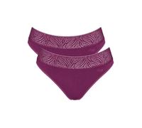 Sloggi Womens Period Pants Tai Medium (2 Pack) - Red Cotton - Size X-Small