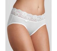 Sloggi Romance Midi Briefs With Lace Black Or White Ladies Knickers x 1