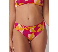 Sloggi Shore Flower Horn High Leg Bikini Brief - Pink/Dark Combination - S - 10