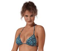 Sloggi Shore Koh Tachai Padded Triangle Bikini Top - Blue Dark Combination - XL - 16