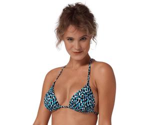 Sloggi Shore Koh Tachai Padded Triangle Bikini Top - Blue Dark Combination - XL - 16