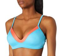 Sloggi Shore Kosrae P Bikini Top Size XL , Orange-Light Blue (sg)
