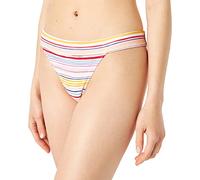 Sloggi Shore Women's Candy Basslet Tanga Bikini Bottoms, Yellow-Light Combination, XL