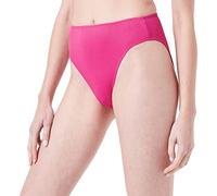 Sloggi Shore Women's Dottyback Ultra High Leg Bikini Bottoms, Fuchsia Flower, XL