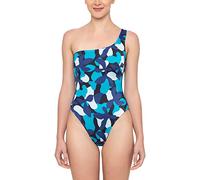 Sloggi Shore Women's Flower Horn One Piece Swimsuit, Blue-Dark Combination, M