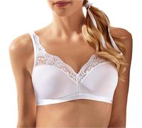 Sloggi Womens Romance Bralette - White - Size 34B