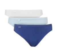 Sloggi SS25 3pk Briefs CREAM,BLUE SIZE 10