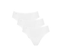 Sloggi Womens 24/7 Cotton Tai C3p Boxer Briefs, White, 38 UK