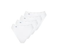 Sloggi Womens Basic+ Tai Briefs 4 Pack - White - Size Large