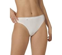 Sloggi Women's Tai Briefs Basic+ – Cotton-rich, Breathable – White UK 14