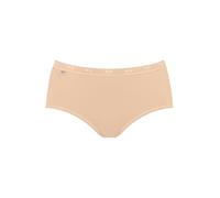 Sloggi Womens Basic+ Midi Briefs - Beige Fabric - Size Medium
