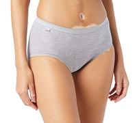 Sloggi Womens Basic+ Midi Briefs - Grey Fabric - Size 2XL